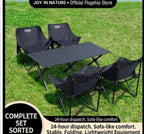 Portable Folding Camping Table and Chairs Set