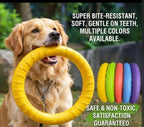 Indestructible Dog Chew Toy & Teeth Cleaning Boredom Buster Flying Disc