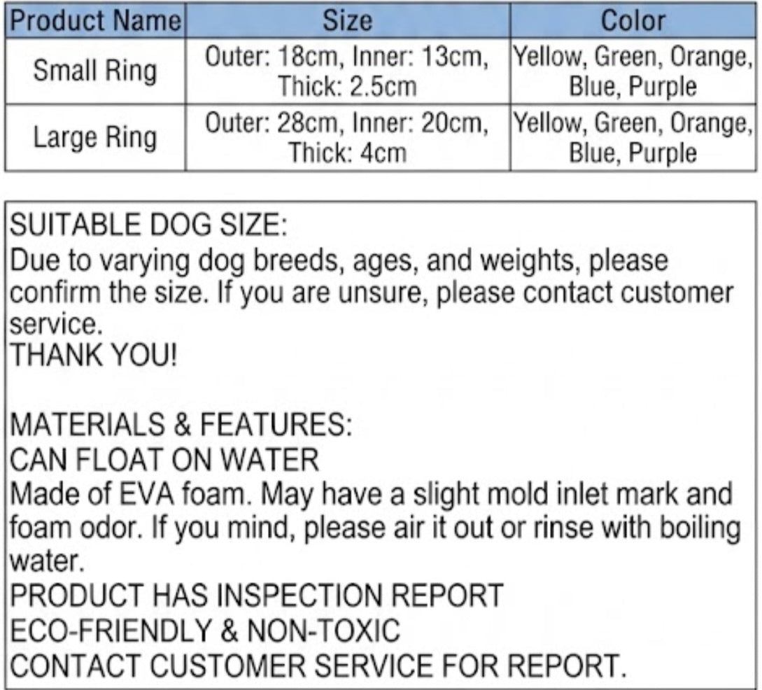 Indestructible Dog Chew Toy & Teeth Cleaning Boredom Buster Flying Disc