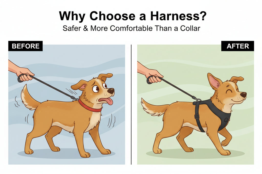 Harness vs Collar