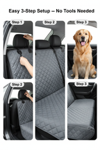 Pet Car Seat Cover — Waterproof & Fur-Proof Dog Car Mat (135 x 145 cm)