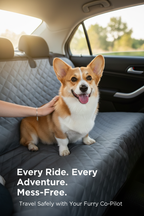 Pet Car Seat Cover — Waterproof & Fur-Proof Dog Car Mat (135 x 145 cm)