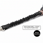 Dog Car Safety Belt — Adjustable Elastic Buffer Leash (Black / Pink / Red)