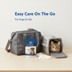 PetClear pet wet wipe gloves for easy care on the go