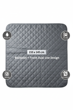 Pet Car Seat Cover — Waterproof & Fur-Proof Dog Car Mat (135 x 145 cm)