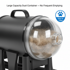 2-in-1 Pet Grooming Blower & Vacuum — High Power, Large Capacity (Midnight Black)