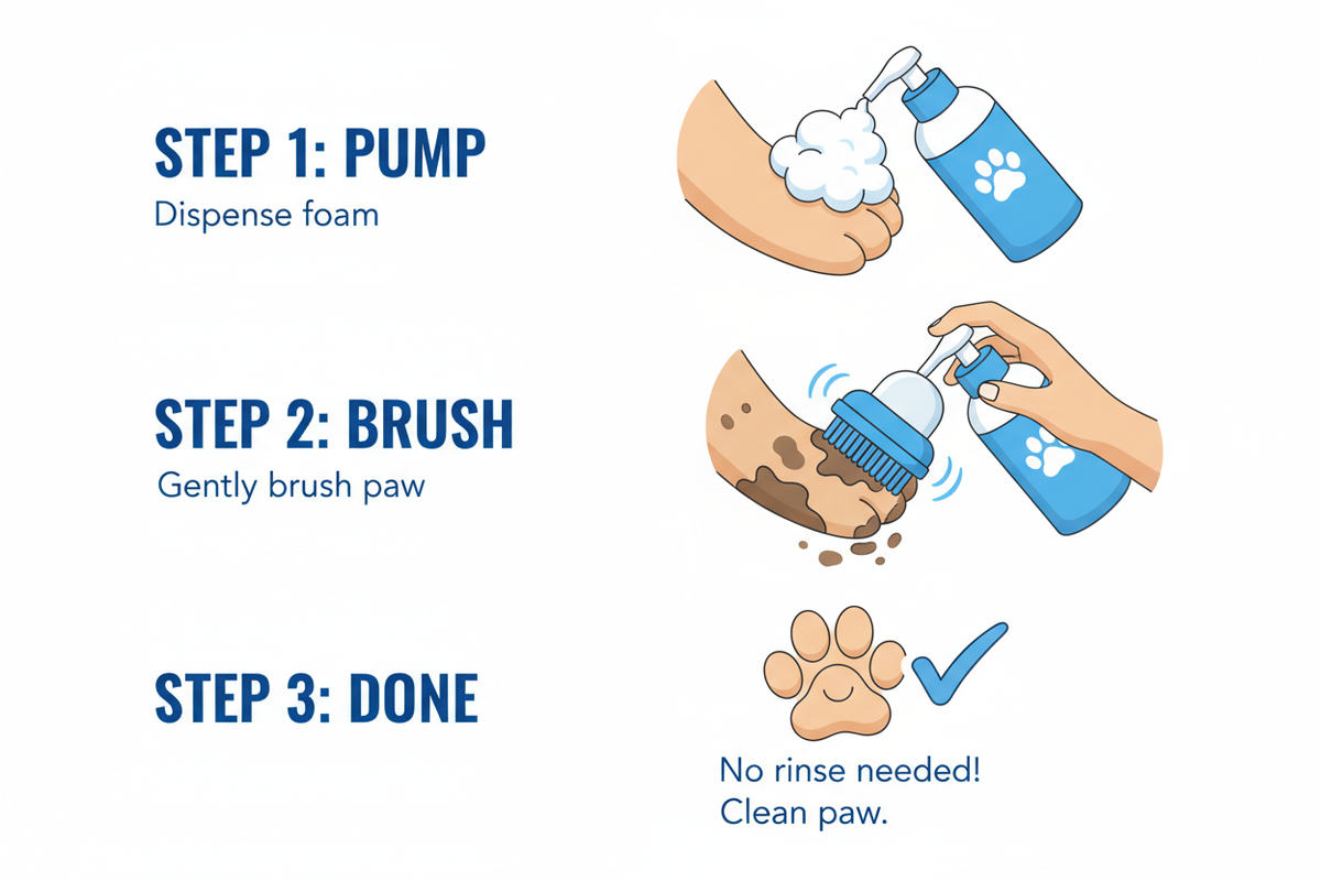 Paw Foam - How To