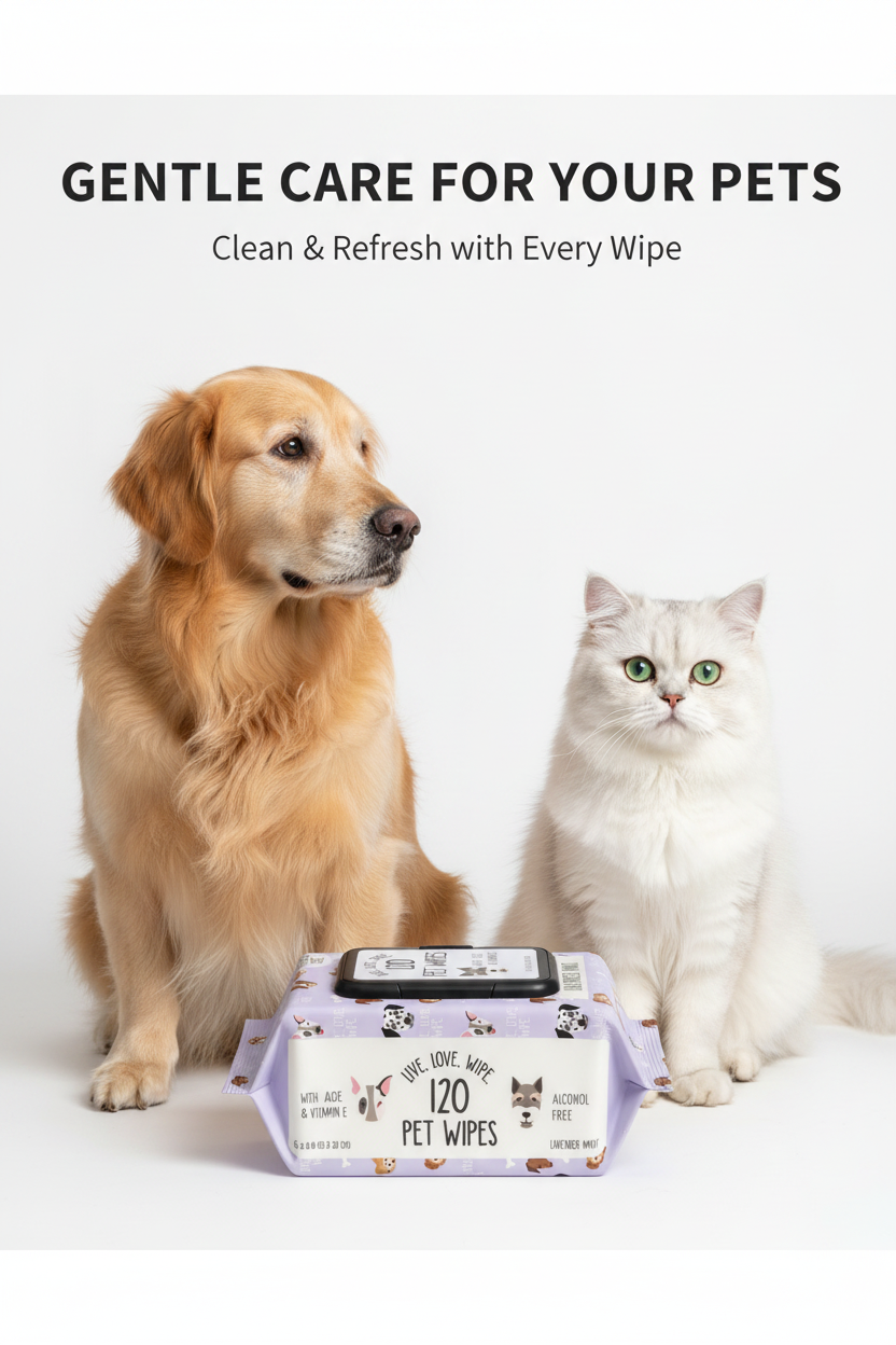 Pet Wipes - Gentle Care