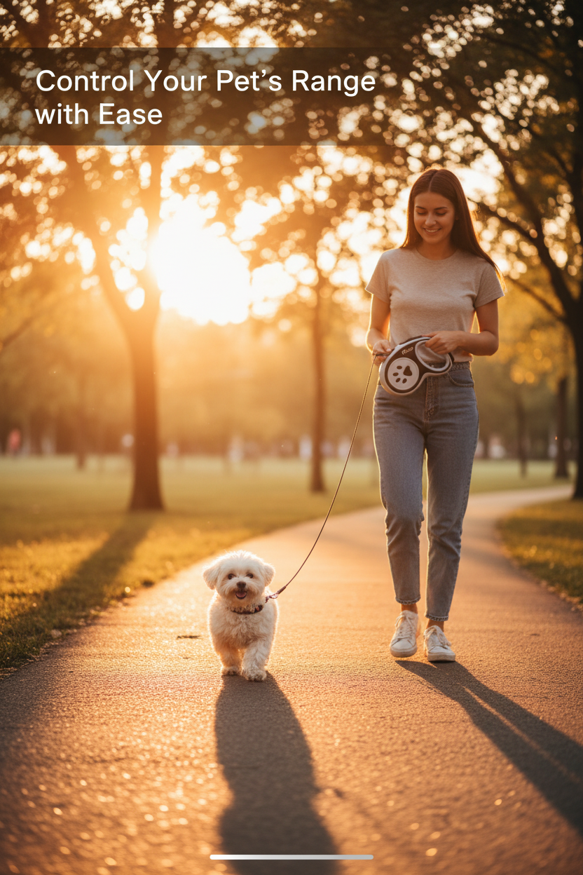 Retractable Dog Leash - Lifestyle